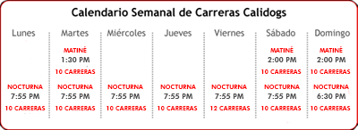 Calendario Can&oacute;dromo